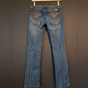 Embellished Blue Women's Jeans